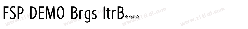 FSP DEMO Brgs ltrB字体转换 FSP DEMO Brgs ltrB字体转换